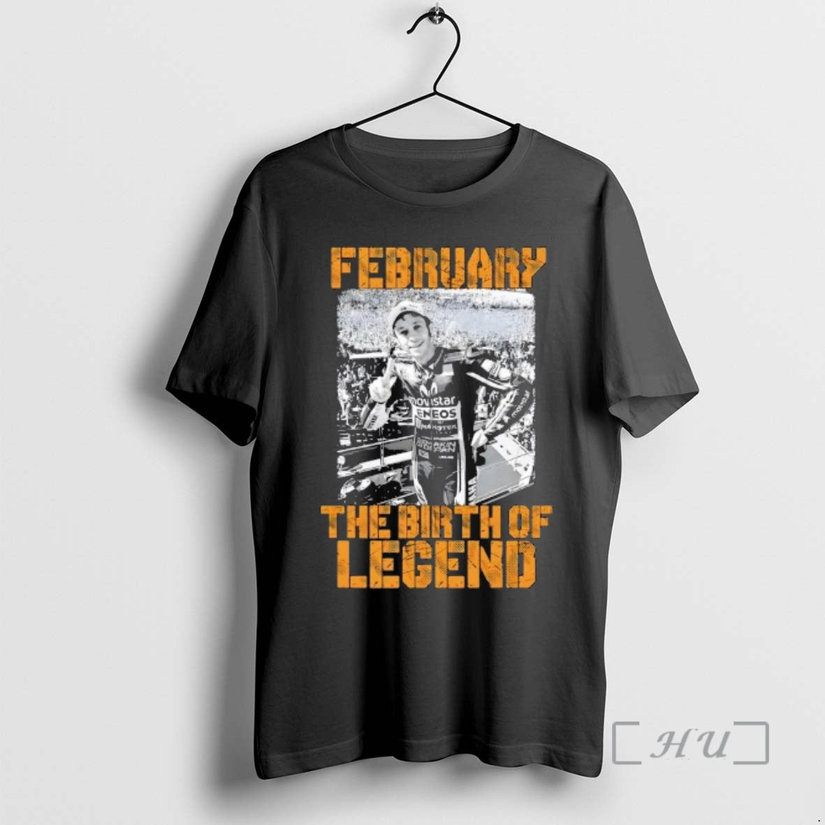 Officials Valentino Rossi February The Birth Of Legend Vintage T-Shirts, Hoodie, Sweatshirt | DripVista.com