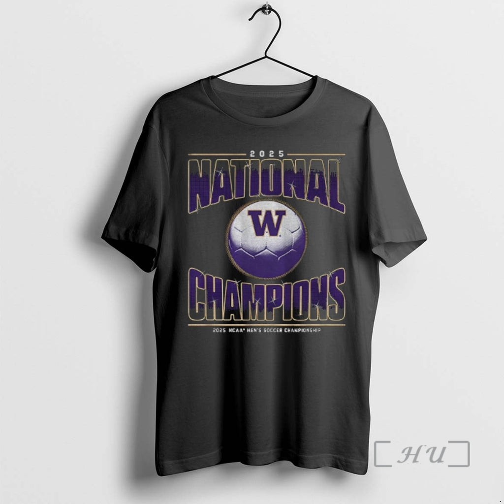 Officials Washington Huskies Ncaa National Champions 2025 Soccer Championship T-Shirts, Hoodie, Sweatshirt | DripVista.com