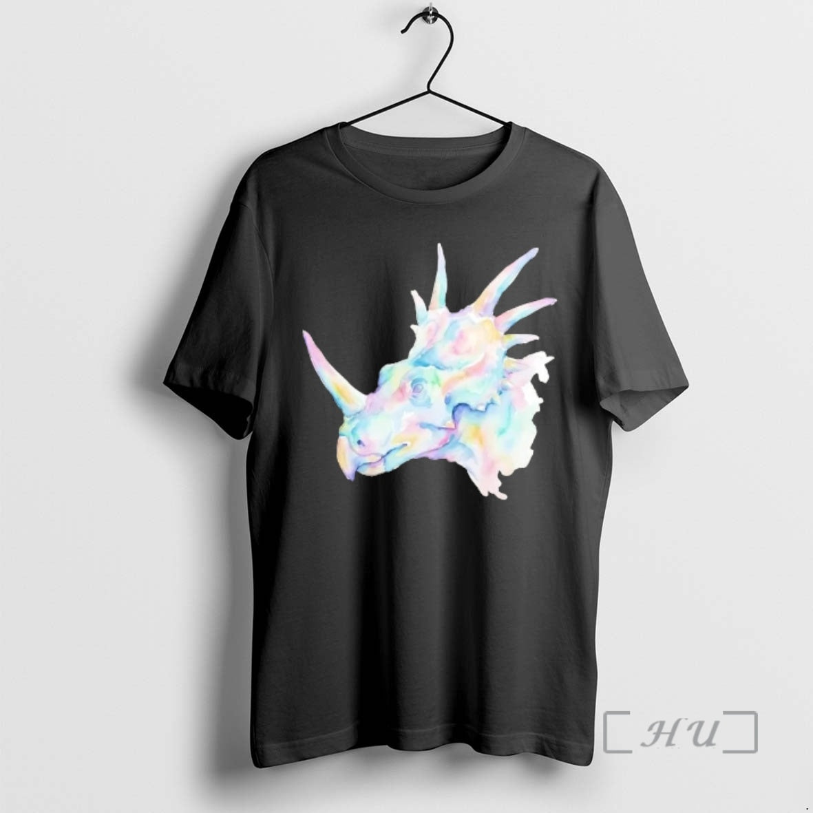 Officials Watercolor Ceratopsian Big Face T-Shirts, Hoodie, Sweatshirt | DripVista.com