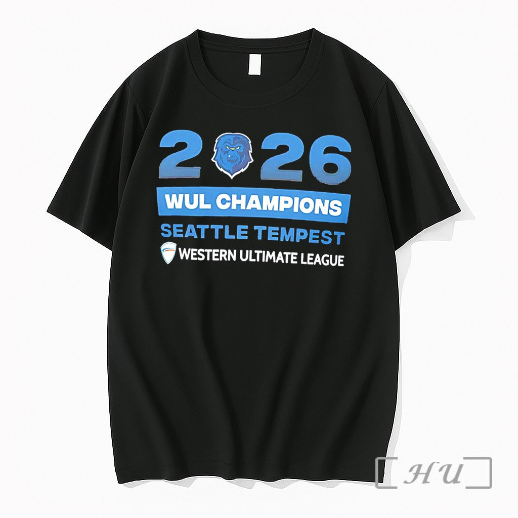 Officials Western Ultimate League 2026 Seattle Tempest Champion Tee