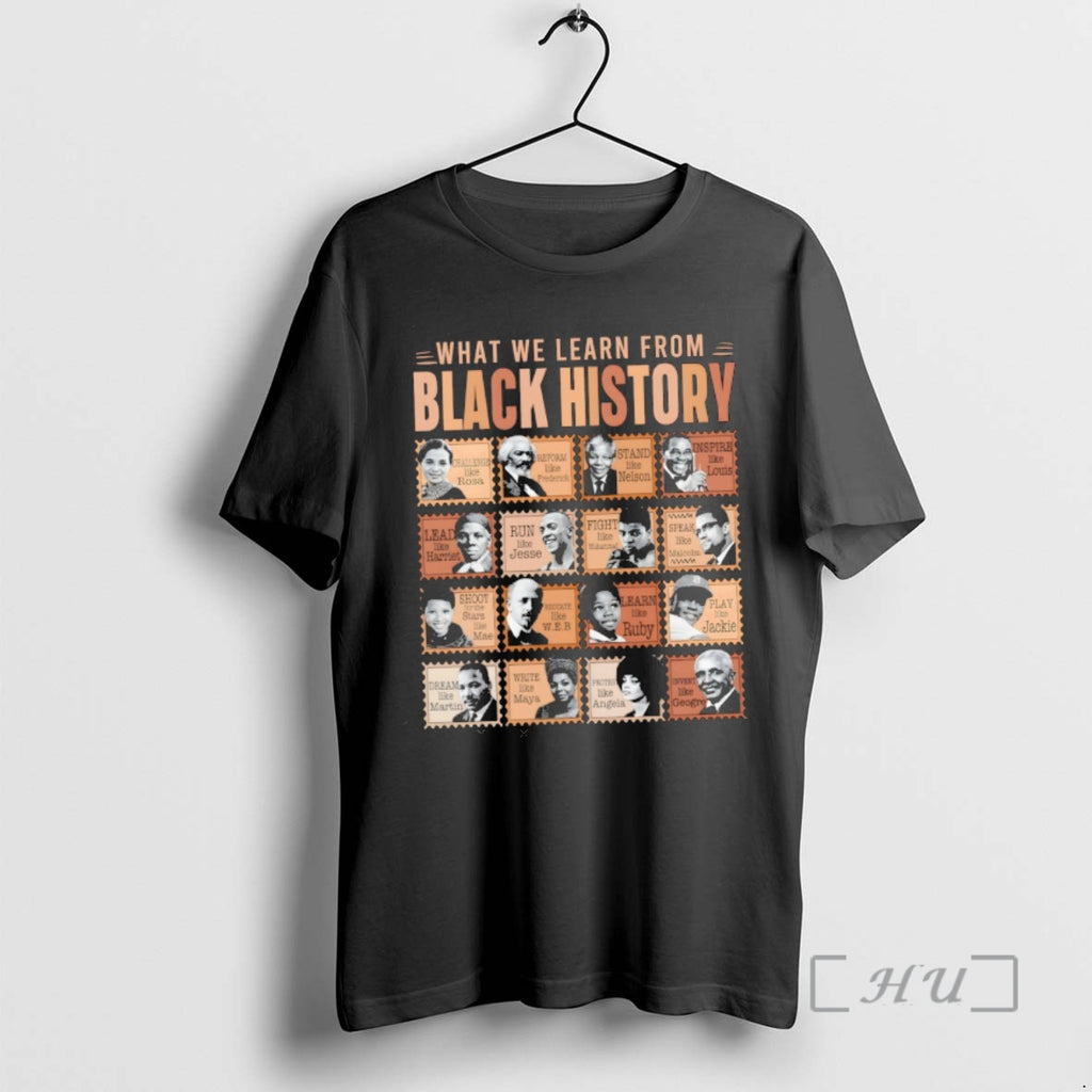Officials What We Learn From Black History Month Graphic T-Shirts, Hoodie, Sweatshirt | DripVista.com