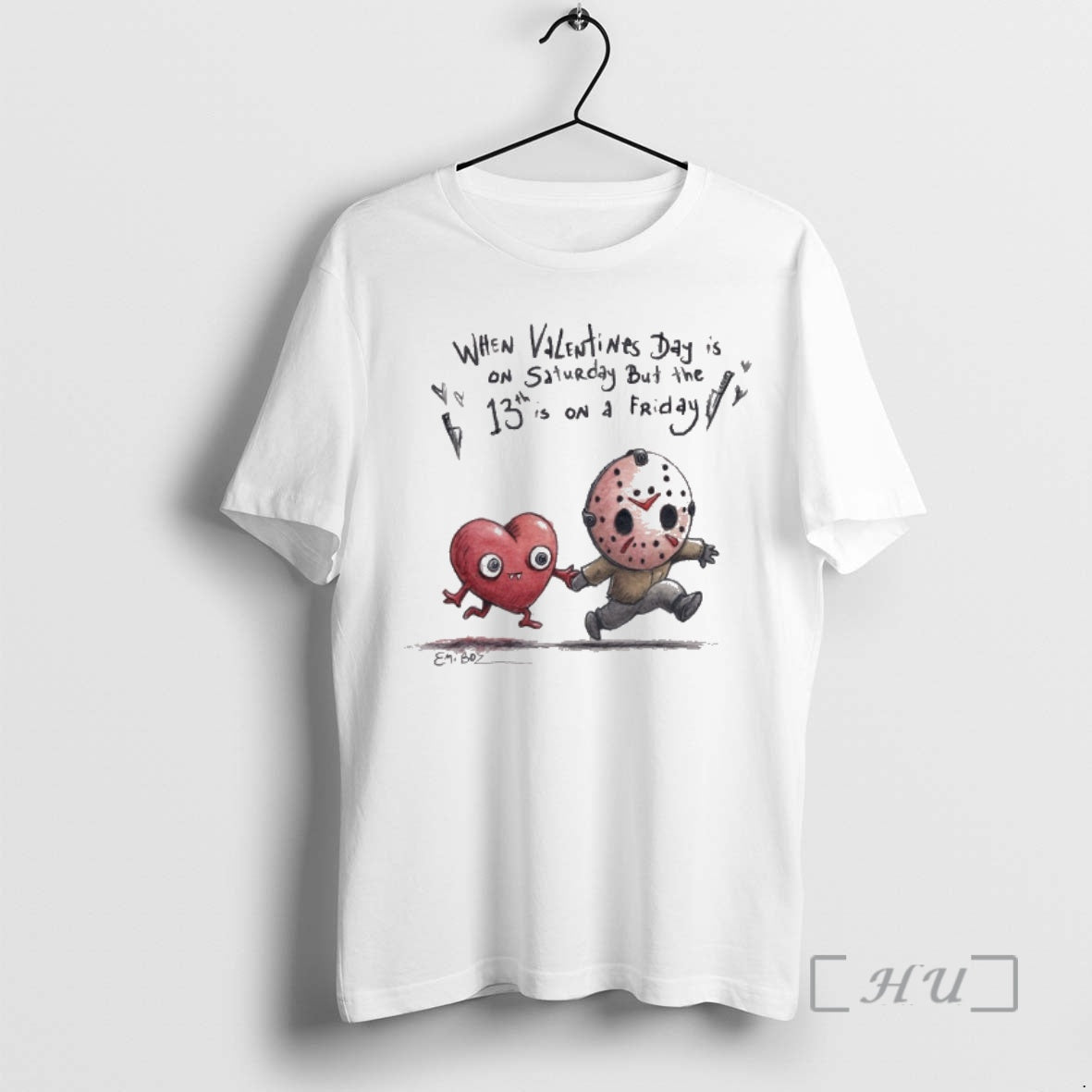 Officials When Valentines Day Is On Saturday But The 13th Is On Friday Premium T-Shirts, Hoodie, Sweatshirt | DripVista.com