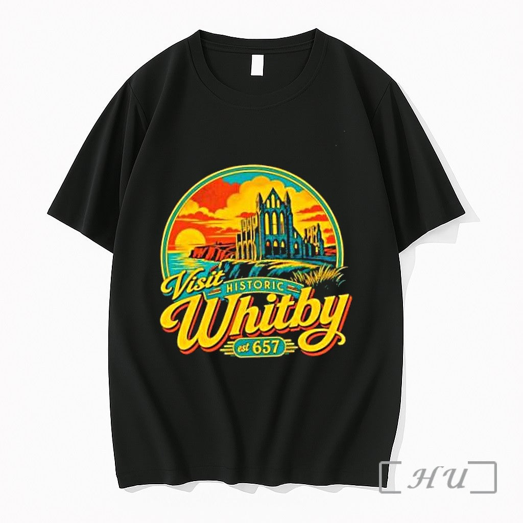 Officials Whitby Abbey North Yorkshire England Visit Historic Whitby Est 657 Premium T Shirts Sweater