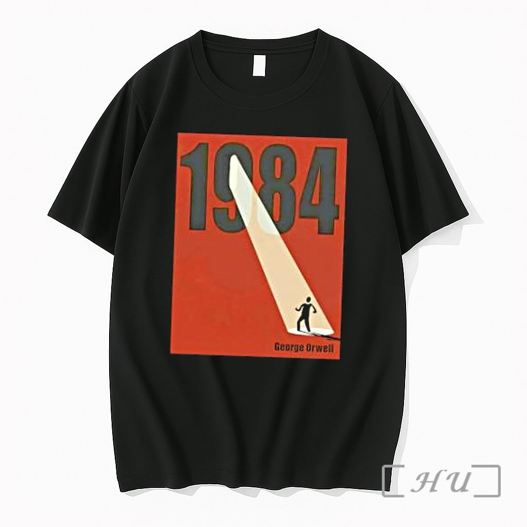 Officials Winston Smith 1984 George Orwell Dystopian Surveillance Novel Book Cover Premium T Shirts Sweater