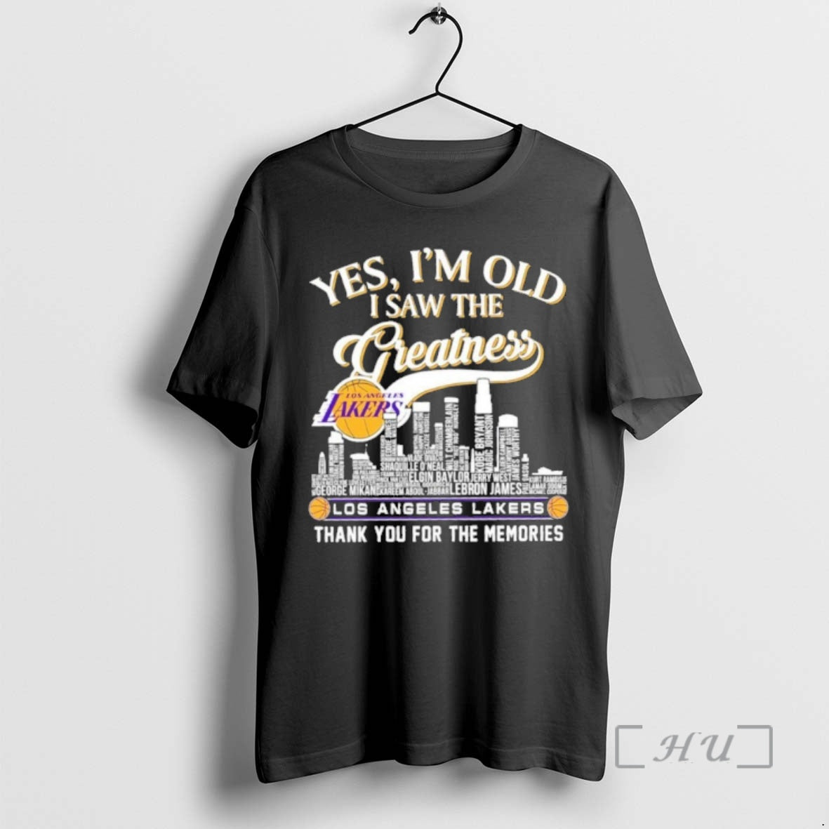 Officials Yes Im Old I Saw The Greatness Typo City Los Angeles Lakers Thank You T-Shirts, Hoodie, Sweatshirt | DripVista.com