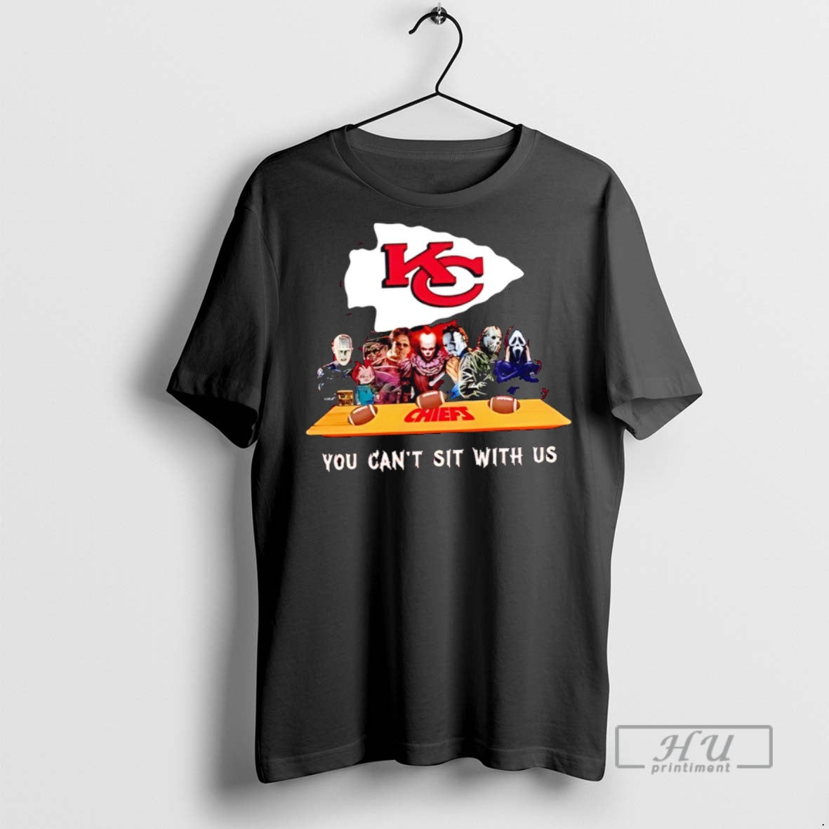 Officials You Cant Sit With Us Chiefs Football Horror Movies Halloween T Shirts Sweatshirt Hoodies
