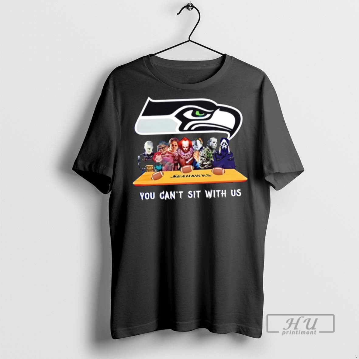 Officials You Cant Sit With Us Seahawks Football Horror Movies Halloween T Shirts Sweatshirt Hoodies