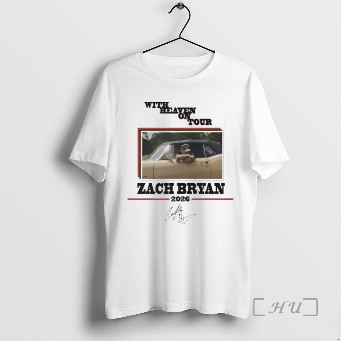 Officials Zach Bryan With Heaven On Tour 2026 Signature T-Shirts, Hoodie, Sweatshirt | DripVista.com