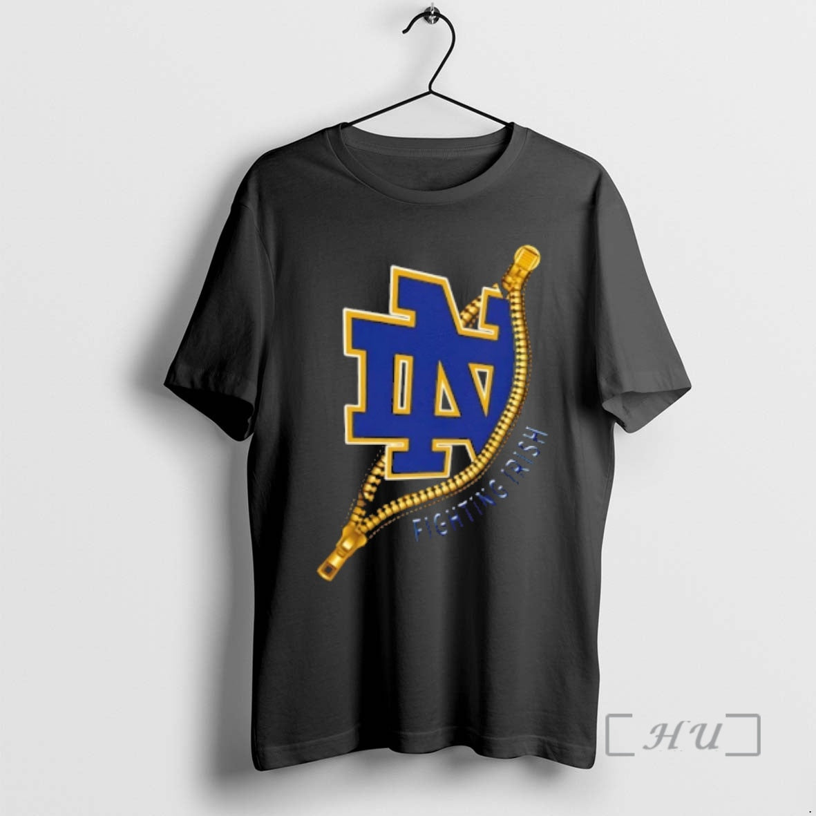 Officials Zipper X Notre Dame Fighting Irish Football Logo T-Shirts, Hoodie, Sweatshirt | DripVista.com