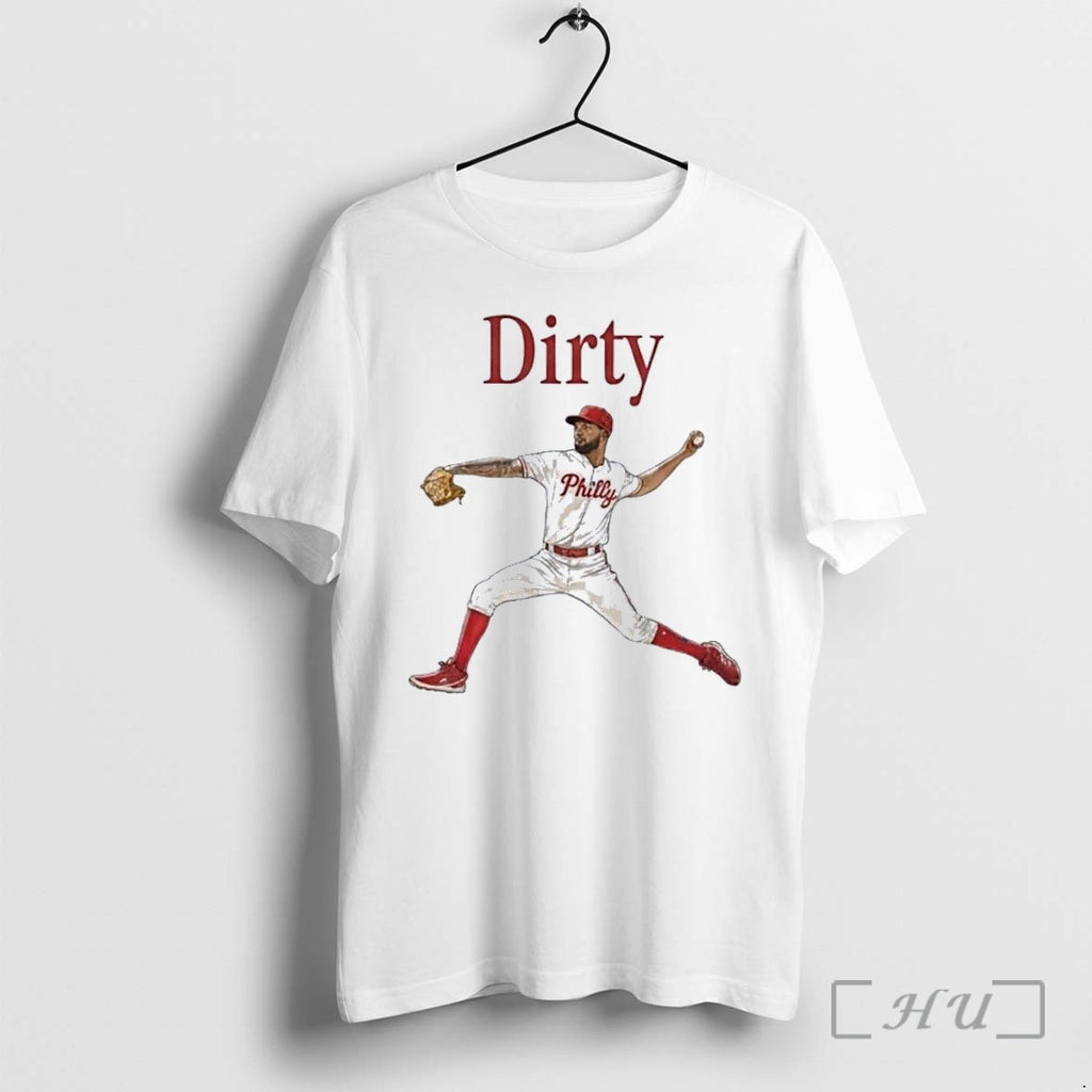 Officials Cristopher Sanchez Dirty Philadelphia Phillies Shirts
