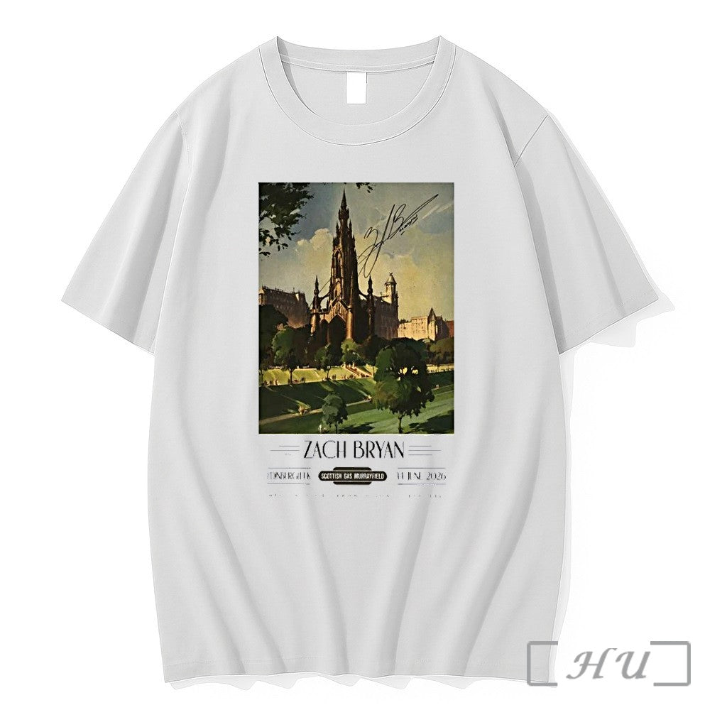 Officials Zach Bryan Scottish Gas Murrayfield 06 14 2026 Edinburgh Uk Shirts Premium T Shirts