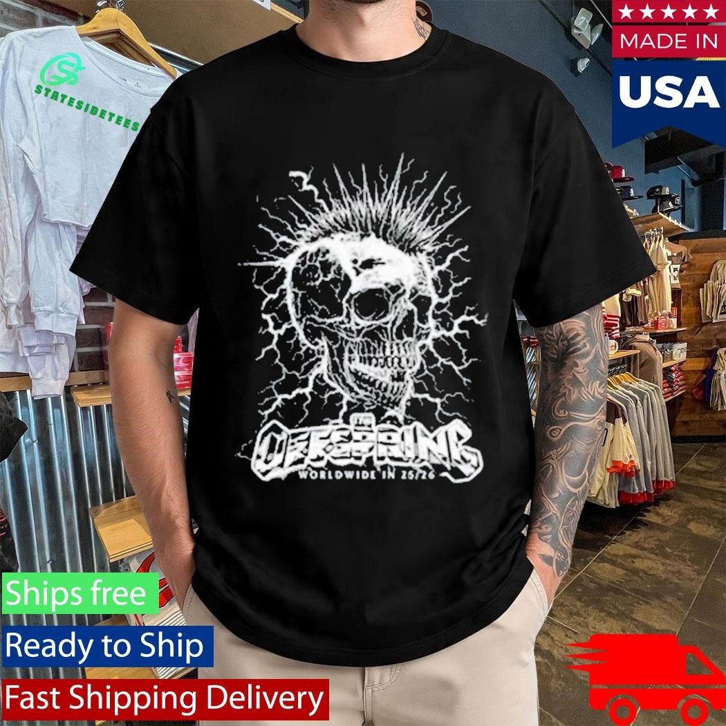 Offspring Mohawk Skull 2026 Tour Shirt