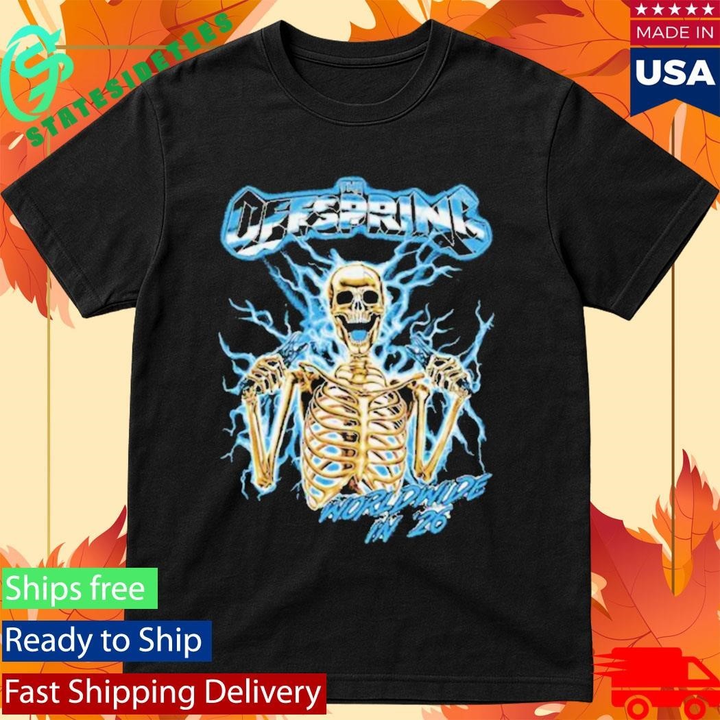 Offspring Spark Plug Skeleton 2026 Tour Shirt
