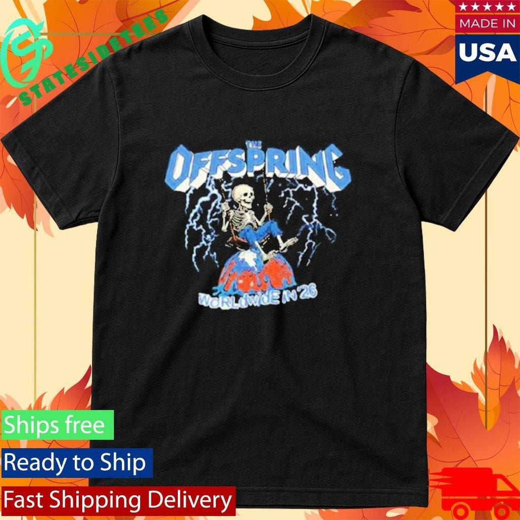 Offspring Swinging Skeleton 2026 Tour Shirt