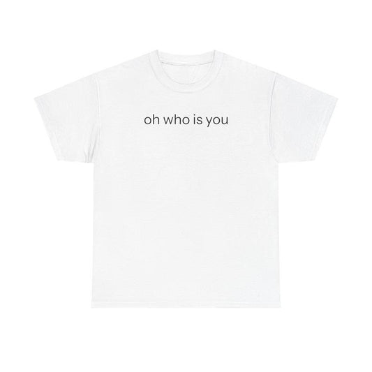 Oh who is you T-shirt, Unisex Vintage Graphic Tees Gothic Grunge Y2k Emo Scene Amity Affliction Style Clothes Men Women Streetwear