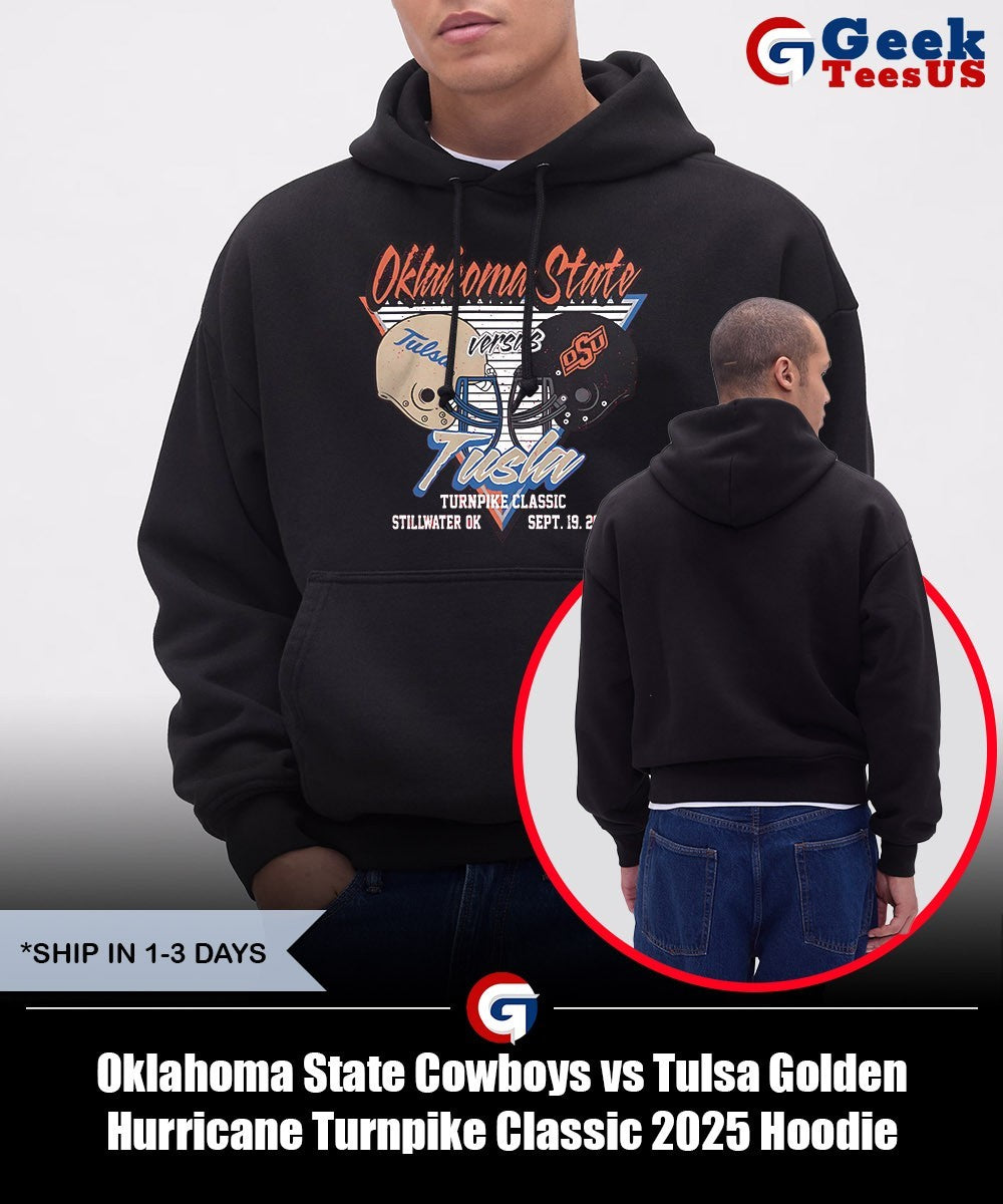 Oklahoma State Cowboys vs Tulsa Golden Hurricane Turnpike Classic 2025 shirt