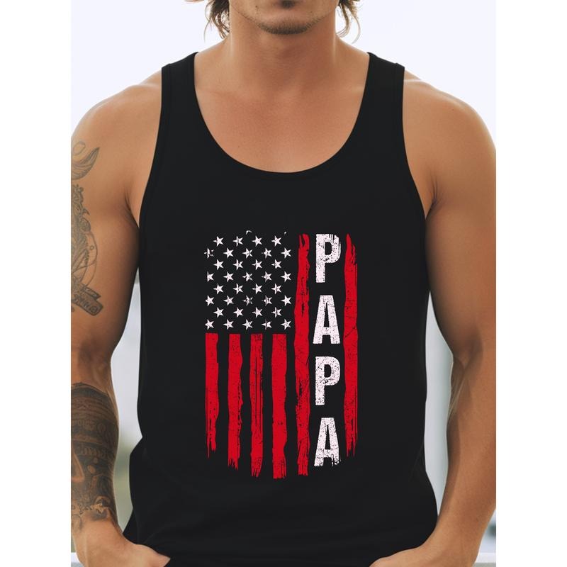 Old - school Gunpla brand Character - filled Vest: Design Combining Flag Gunpla brand Papa Tribute, Evoking Memories...
