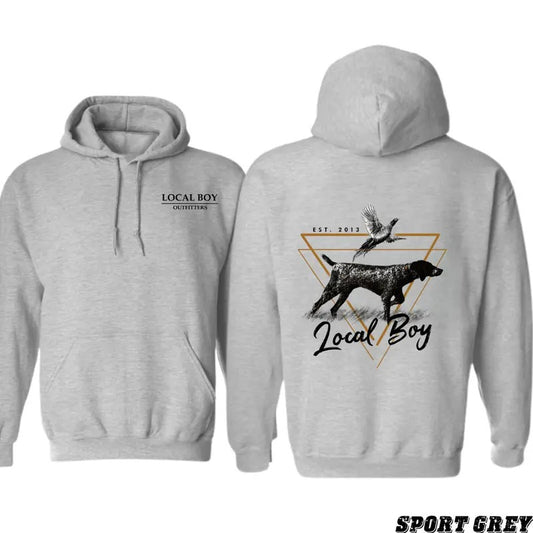 Old Row Local Boy Dog Phesant EST 2013 Hoodie Sweatshirt T-Shirt, Local Boy Unisex High Tail Short Sleeve T-Shirt, Outdoor T-Shirt, Graphic Quote Shirt, Local Boy T-Shirt Full Size Full Color, Gift for Men, Gift for Women Casual Crewneck