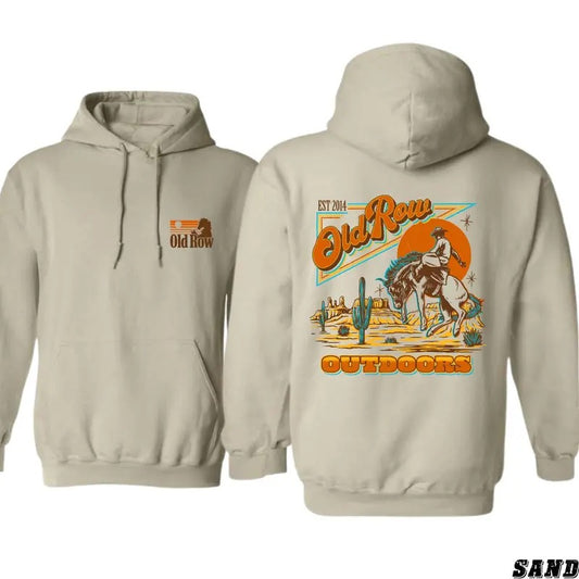 Old Row Outdoors Banquet Cowboy Graphic 2 Sides Ts_467 , Multiple Colorways - Full Size Range