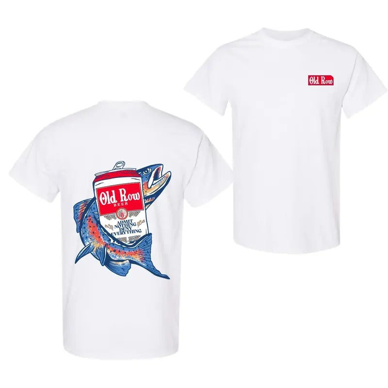 Old Row Outdoors Fishing Beer T-Shirt, Top Underwear, Women Tshirt, Men Tshirt Hoodie, Sweatshirt | DripVista.com
