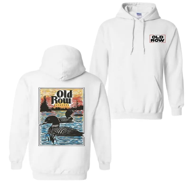 Old Row Outdoors Loon Pocket Tee Old Row For Men And Women, Trendy Hoodie, Comfortable Fabric Sweatshirt | DripVista.com