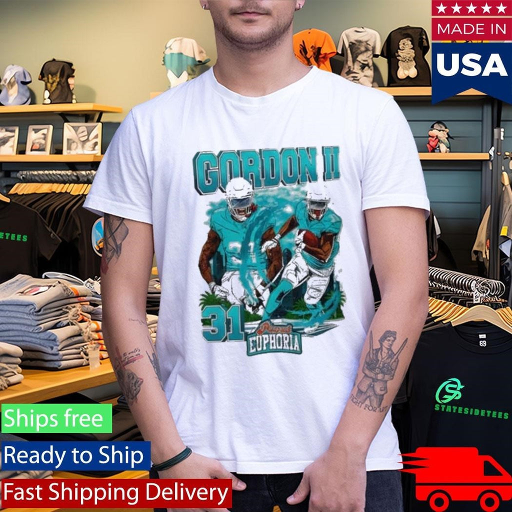 Ollie Gordon Ii Miami Dolphins Player Comic Shirt