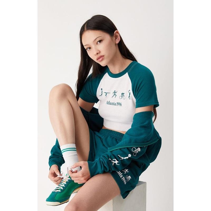 Olympics Women's Atlanta Raglan Baby T-Shirt Hoodie, Sweatshirt | DripVista.com