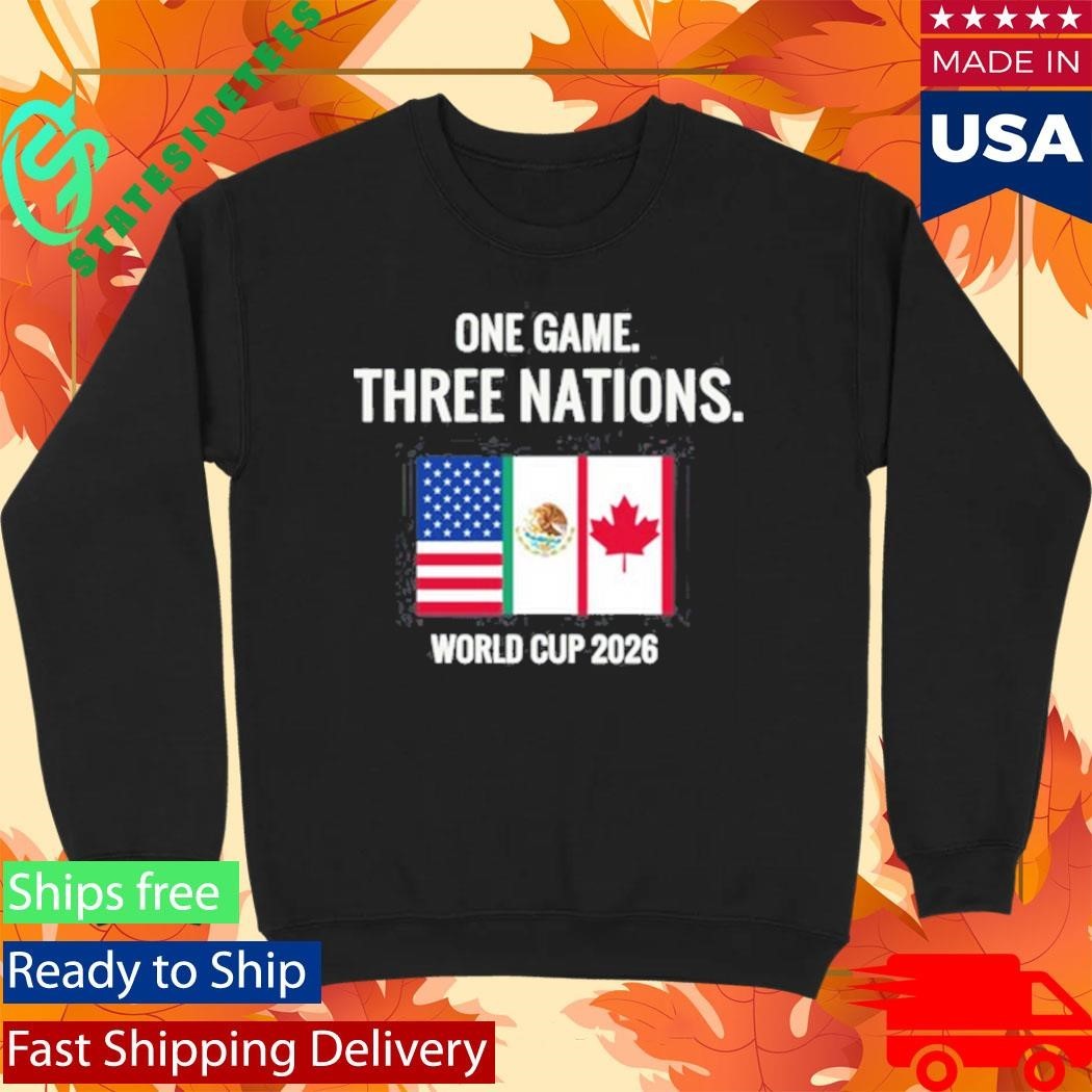 One Game Three Nations World Cup 2026 Shirt
