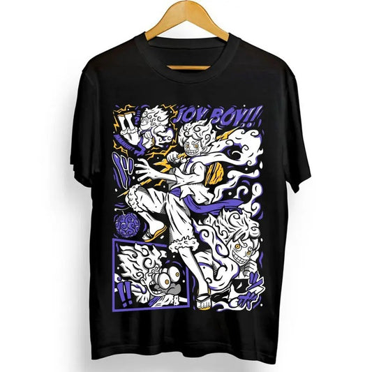 One Piece T-shirt Monkey D Luffy Gear 5 Zoro Yamato Franky Ace Anime Gift Shirt
