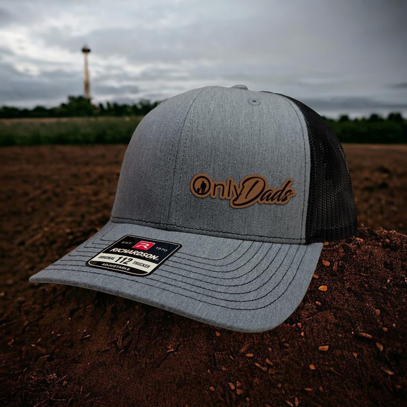 Only Dads Leather Patch Richardson Hat T-Shirts, Hoodie, Sweatshirt | DripVista.com