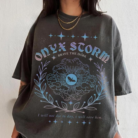 Onyx Storm Shirt, Violet Sorrengail Shirt, Basgiath War College Theme, I Will Save Him Quote, Xaden Riorson Shirt, Bookish