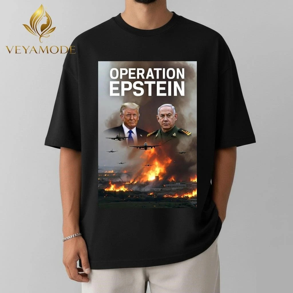 Operation Epstein Trump Netanyahu war tee