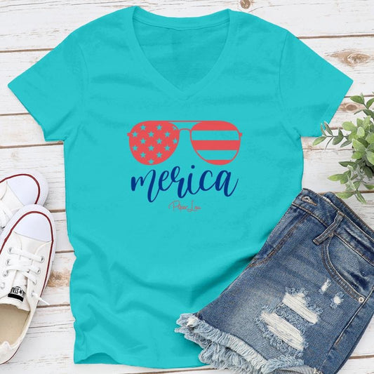 Merica Apparel, Proudly Printed In The USA, Tee / Tank / V Neck Gray / White / Blue / Hot Pink / Orange, #sassy #cute #blackprint