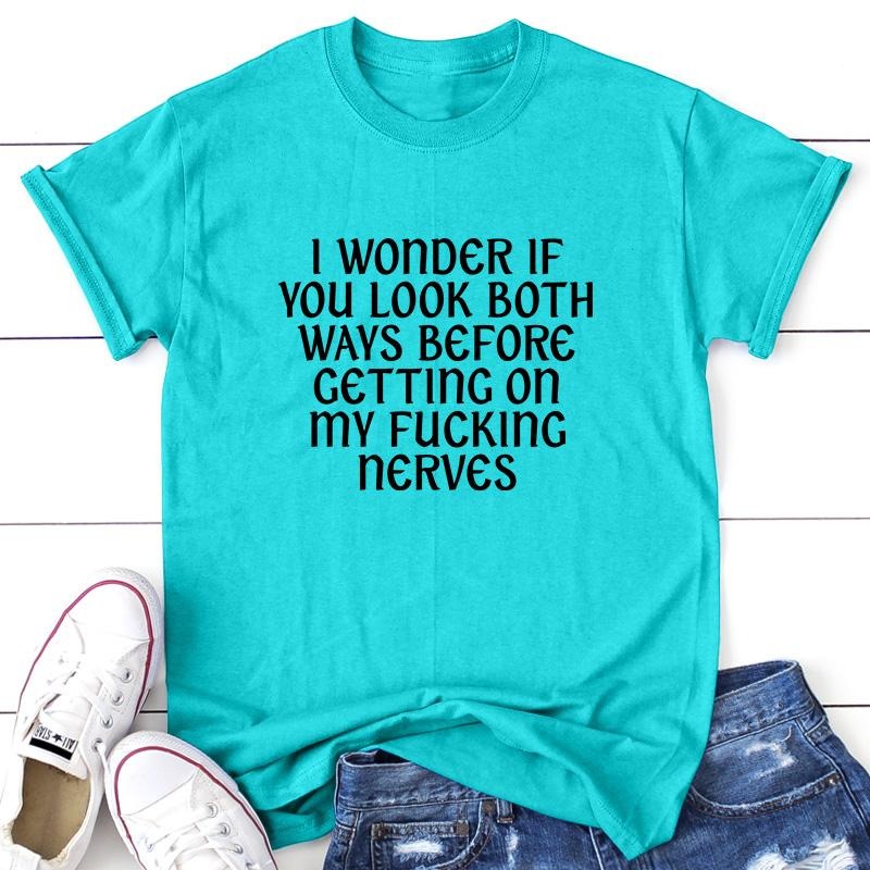 Look Both Ways Apparel, Proudly Printed In The USA, Tee, Gray / White / Blue / Orange, #sassy #cute Hoodie, Sweatshirt