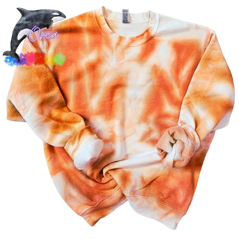 Orca ~ Hand Dyed Super Soft Unisex Sweatshirts and Hoodies ~  Stylish T-Shirts | DripVista.com