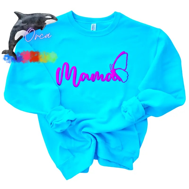 Orca ~ MAMA Unisex Sweatshirts ~ Small - 4XL Christmas gift Crewneck Casual Womenswear T-Shirts, Hoodie | DripVista.com