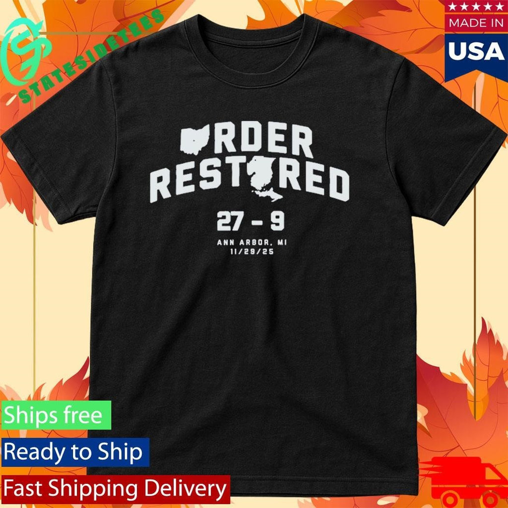 Order Red Nov 29 2025 Ann Arbor Shirt