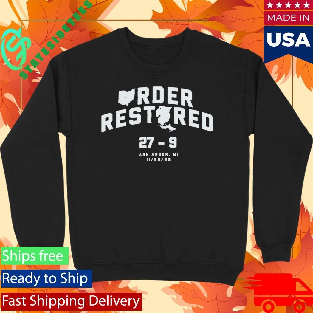Order Red Nov 29 2025 Ann Arbor Shirt