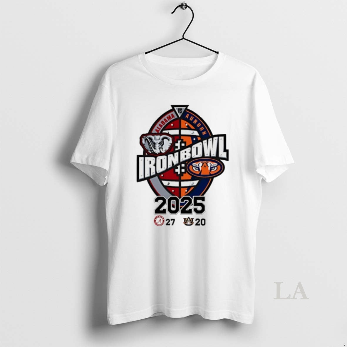 Original Alabama Vs Auburn 2025 Iron Bowl 27 20 Score T-Shirts, Hoodie, Sweatshirt | DripVista.com