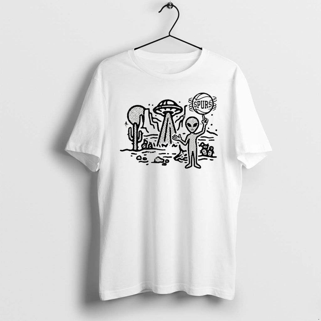 Original Alien Ufo Space San Antonio Spurs Basketball Western Conference Champions Nba Finals 2026 Tshirts