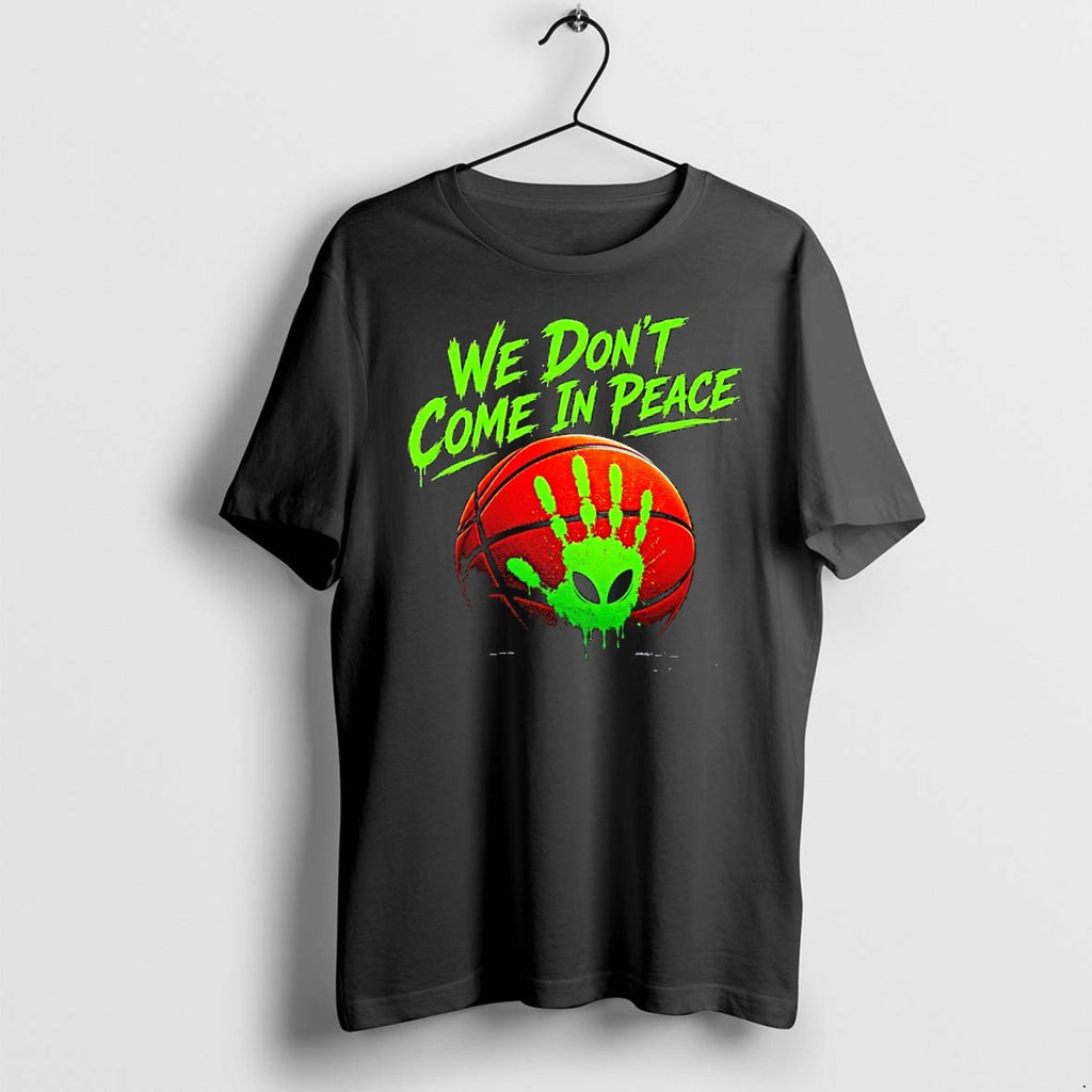 Original Alien Basketball We Dont Come In Peace Go Spurs Go Tshirts Jpg