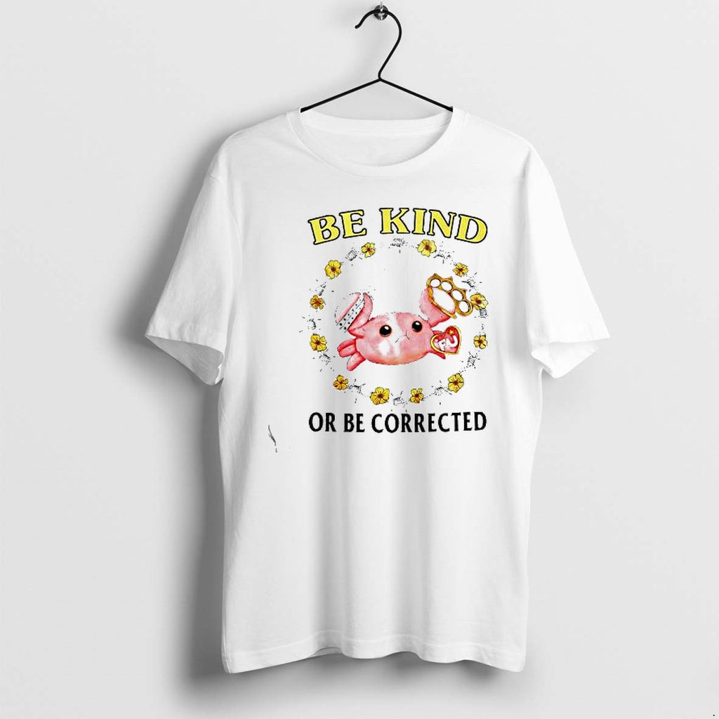 Original Angry Crab With Knife And Brass Knuckles Be Kind Or Be Corrected Tshirts
