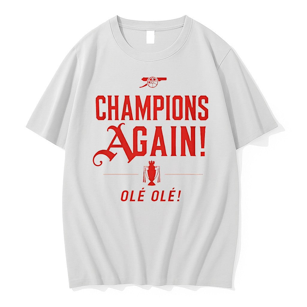 Original Arsenal Fc Celebration Champions Again Ole Ole Premier League 2026 Tshirts