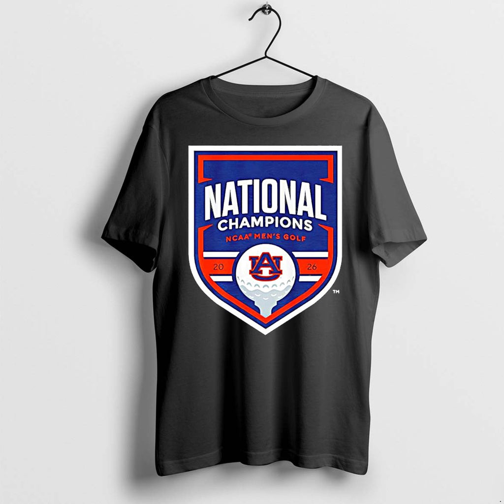 Original Auburn Tigers 2026 National Champions Ncaa Mens Golf Logo Team Tshirts