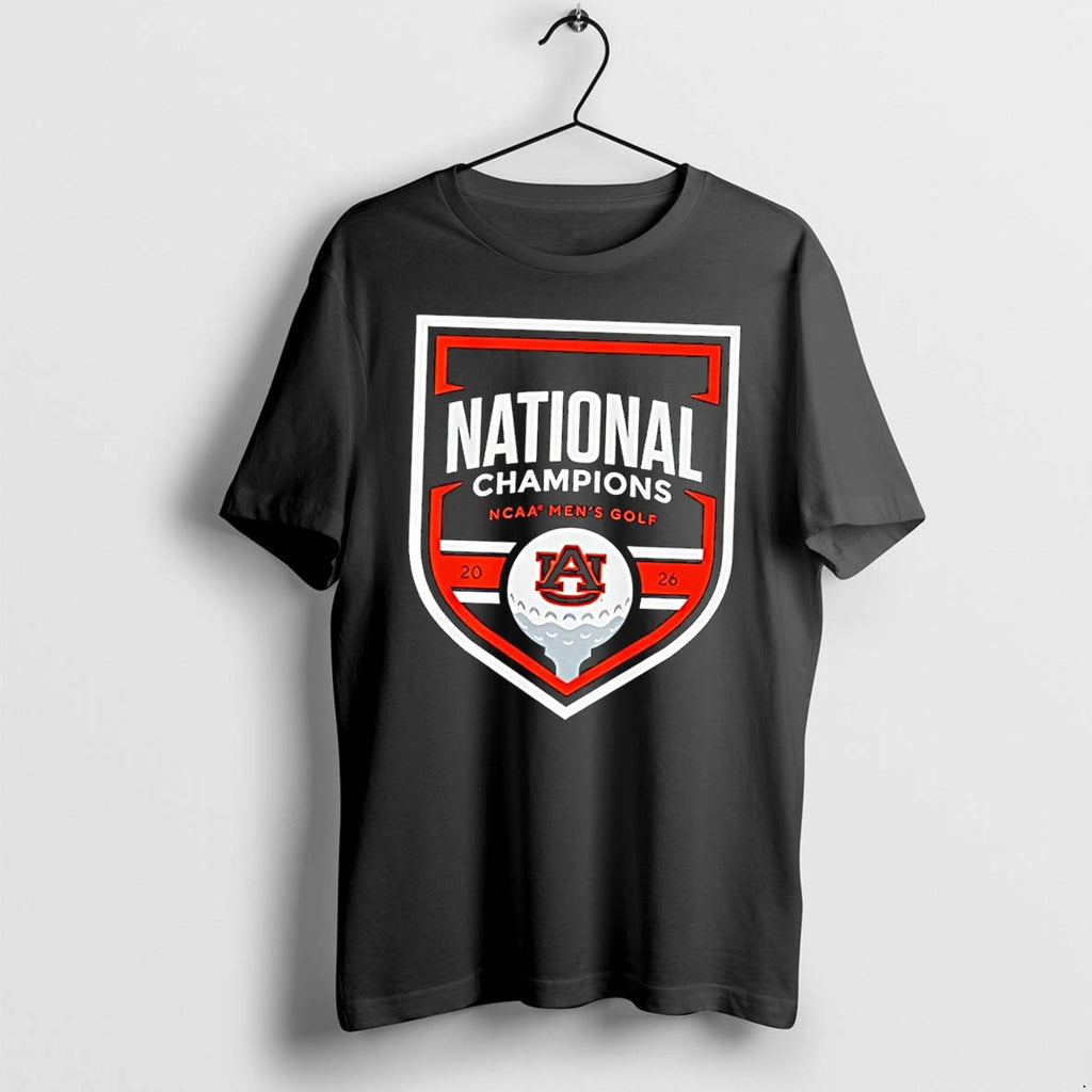 Original Auburn Tigers Apparel National Champions Ncaa Mens Golf 20 26 Black Tshirts