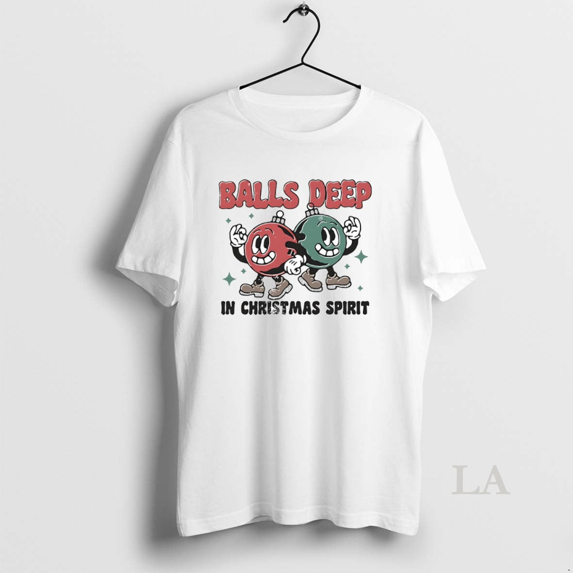 Original Ball Deep In Christmas Spirit Circle T-Shirts, Hoodie, Sweatshirt | DripVista.com