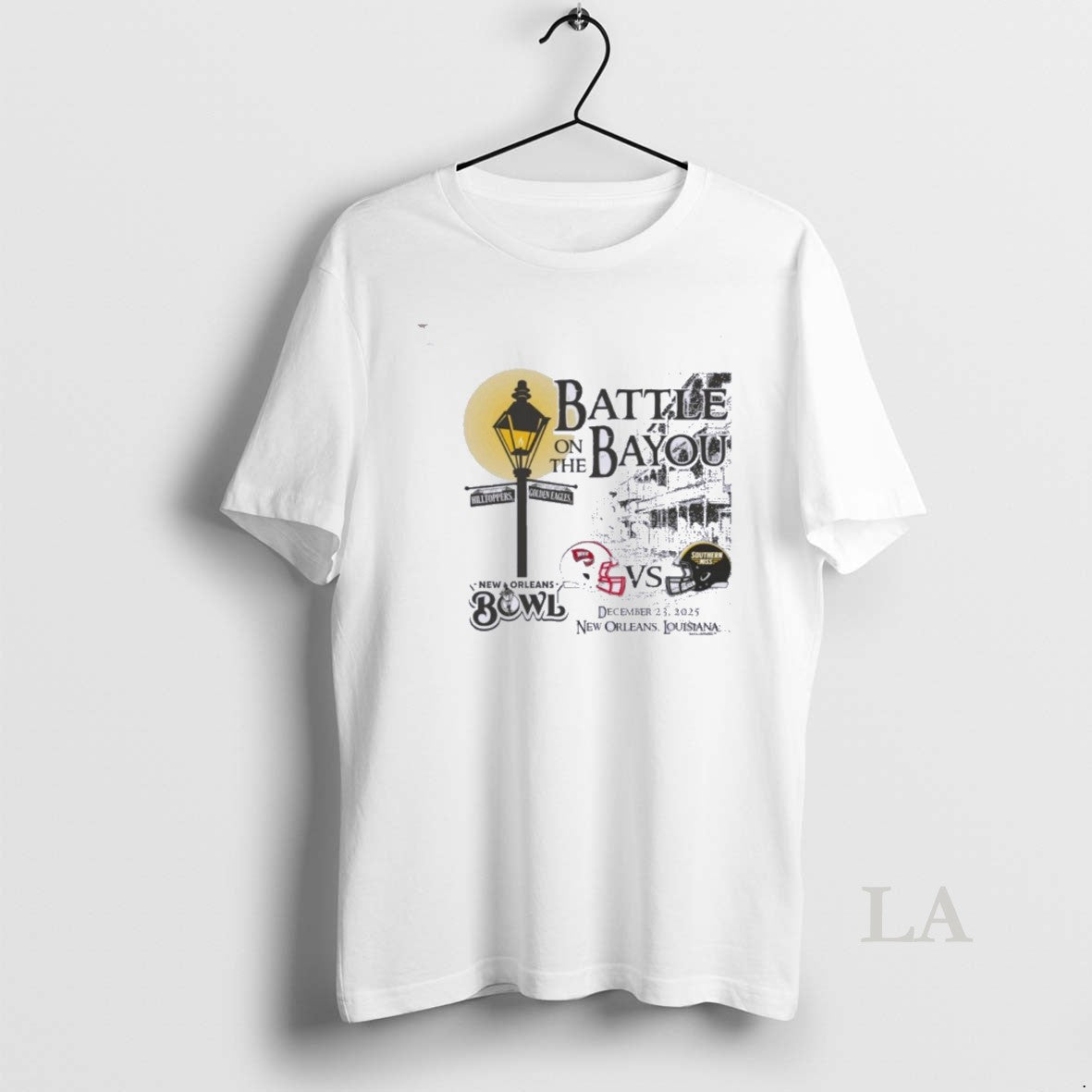 Original Battle On The Bayou Southern Miss Vs Western Kentucky 2025 New Orleans Bowl T-Shirts, Hoodie, Sweatshirt