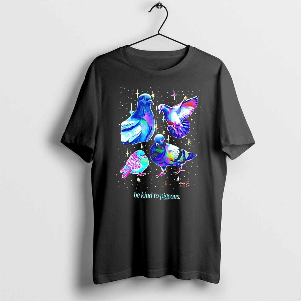Original Born Iridescent Pigeon Dove Be Kind To Pigeons Tee Tshirts Jpg