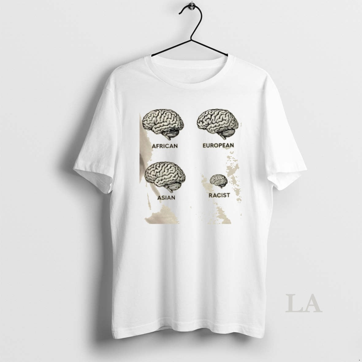 Original Brains African European Asian Racist T-Shirts, Hoodie, Sweatshirt | DripVista.com