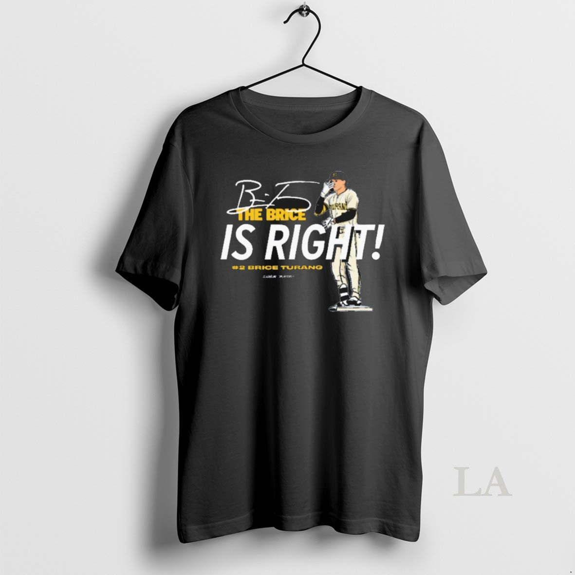Original Brice Turang The Brice Is Right Milwaukee Brewers Mlb Slash Line Signature